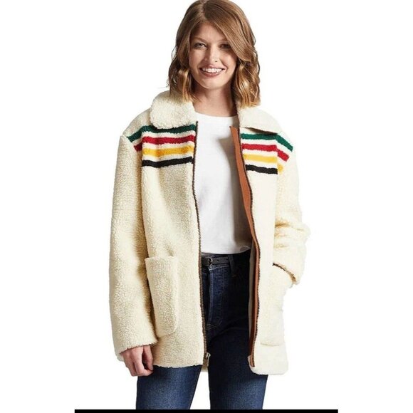 Pendleton Jackets & Blazers - Pendleton Glacier Sunset Meadow Jacket Women’s Small Range Fleece Zip Coat *READ
